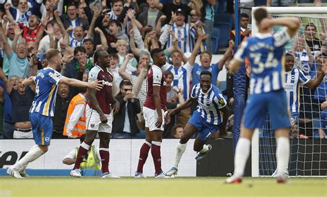 Brighton vs West Ham Head-to-Head. West Ham are still chasing their first Premier League victory over Brighton. They have suffered six defeats in their 12 previous meetings against them in the competition, drawing the other six. That is the most Premier League games West Ham have played against a single opponent without winning, with …
